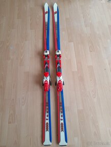 Pánské sjezdové lyže K2 187cm + hůlky ROSSIGNOL 131cm + obal - 3