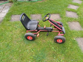 Šlapací motokára GM115 červená - 3