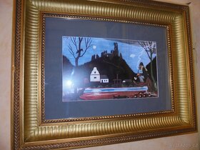 Josef LADA - VODNÍK a ŠTIKA 1952, roz.64x49cm - 3