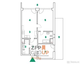 Prodej bytu 3+kk, 77 m², Byt 308, Green Mladá Boleslav, ul.  - 3