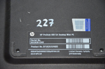 HP Prodesk 600 G4 Mini PC i3/16GB/SSD 256GB/záruka - 3