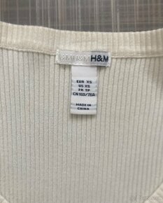 Lehke kremove saty zn.H&M - vel.XS - 3