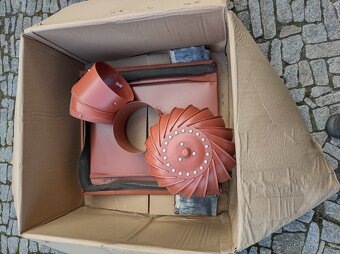 Set pro šikmou střechu s ventilační turbínou Lomanco BIB 8 - 3