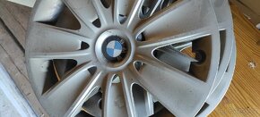 205/55/R16 pneu zimní,plech disk BMW, poklice BMW - 3