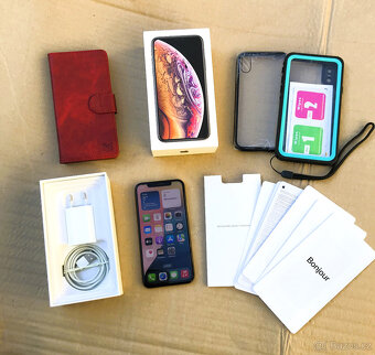 Prodám: Apple Iphone XS 256GB gold -- TOP STAV - 3