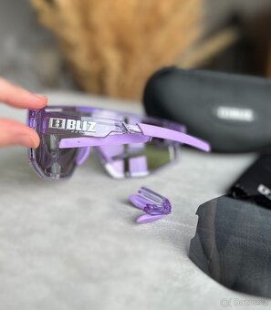 Fialové nové sportovní brýle Bliz - 3