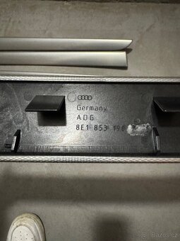 Komplet stříbrné dekor lišty Audi a4 b6 - 3