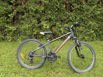 Dětské kolo Leader Fox SPIDER chlapecký 24", ŠEDÁ MAT - 3