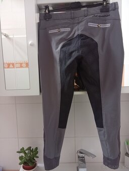 rajtky, jezdecké kalhoty vel.44, celogrip.ŠEDÉ - 3