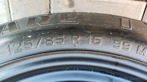 DOJEZDOVÉ KOLO, REZERVA FORD 125/85 R16 PIRELLI - 3