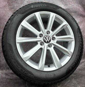 Originální Alu kola 5x112 VW Passat B8,Škoda 215/55/17 TPMS - 3