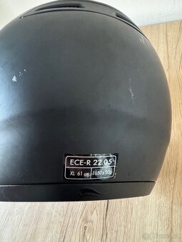 Moto helma výklopná, crivit XL (61cm) - 3