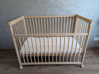 Postýlka s matrací - Scarlett Perta buk ECO 120 x 60 - 3