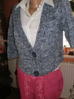 svetrik# bolerko# prehoz #halenka# pleteny - 3