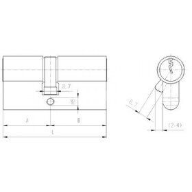 FAB vložka 29x55 - 3