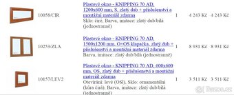 Okna, dveře, sítě do oken - 3