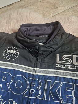 Dámská motorkářská bunda, tmavě modrá - 3