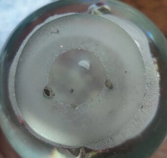 Staré retro skleněné těžítko - 3