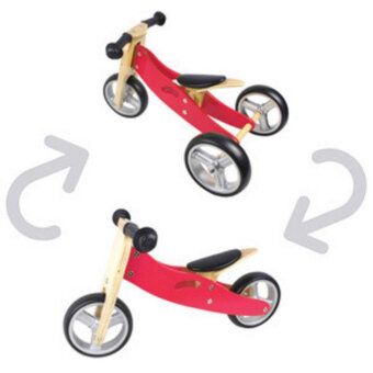 dřevěné odrážedlo Mini 2 in 1 - 3