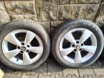 Alu kola ŠKODA original R15, 5x100 15" 5x100 6J15 et38 - 3