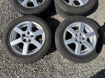 Alu kola R16 na BMW 5 5x120 zimní pneu 225/55/16 - 3
