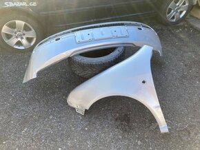 naraznik Škoda Fabia 1, I, barva stříbrná , 9102,1B1B,silb - 3