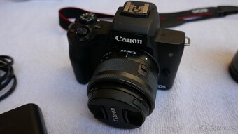 Canon EOS M50 Mark II + 15-45 mm + 55-200mm černý - 3