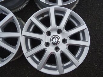 Alu disky Škoda Octavia, 15", 5x112, ET 43, šířka 6J - 3