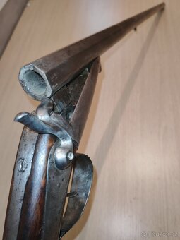 Historická jednohlavňová brokovnice - 3