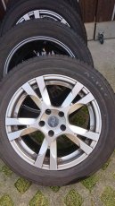 4 ks ALU 7,5Jx17H2 vč pneu Yokohama - 3