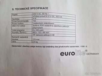 Nový DMX ovladač Eurolite Basic / Operator 192 - 3
