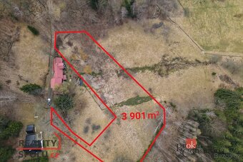 Prodej, pozemky/louka, 3901 m2, Dolní Rokytnice , Rokytnice  - 3