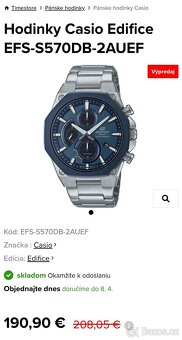 hodinky Casio Edifice EFS-S570DB-2AUEF - 3