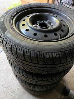 Plechové disky r16 , pneu 205/60 r16 zimní - 3
