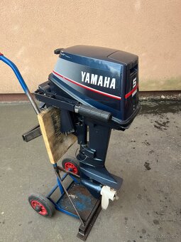 Lodni motor Yamaha 5 (8)hp 2t 2valec, kratka noha - 3