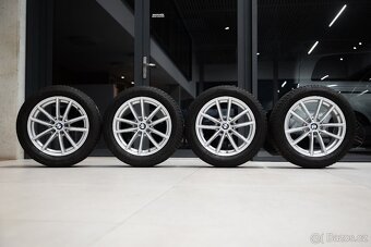 ORIGINÁLNÍ ALU KOLA BMW ŘADA 3 7,5Jx17 ET 30 + ZIMNÍ PNEU - 3