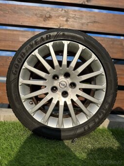 Alu kola 5x110 r17 s letním pneu (Astra) - 3