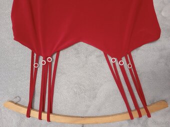 Červené společenské šaty - 3