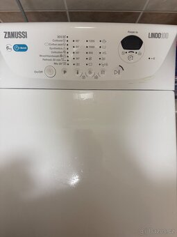 Pračka Zanussi s vrchním plněním a objemem 6 kg - 3