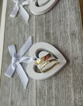 Zásnubní a snubní prsteny zlaté s brilianty s certifikáty - 3