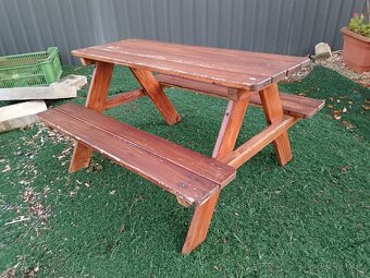 Pivni set stul pro 4 detsky 89x80x50 zahradni stul - 3