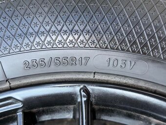 ALU kolo 1x černé 17" 8J ET35 + zimní pneu 235/55/R17 - 3