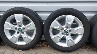 Alu kola 5x100 r15 originál Škoda Fabia II, Roomster - 3