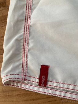 Pánské bílo-červené kraťasy (vel. XXL) - 3
