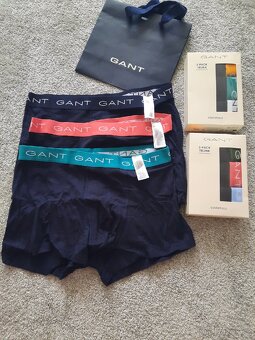 GANT 3x pánské boxerky vel.XXL Originál Nové - 3