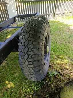 Vlek za traktor podvozek RCW + náhradní kolo - 3