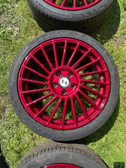 Prodám alu Eta Beta Venti R 5x112 r18 letní pneu 225/40/18 - 3