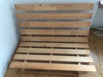 Futon, 2 v 1, rozkládací pohovka, gauč - 3