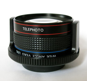 Prodám kvalitní video předsádku (tele+wide) závit 37mm - 3
