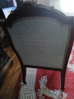 Jedna stará  křesla z konce 19. století Vše ve výborném stav - 3